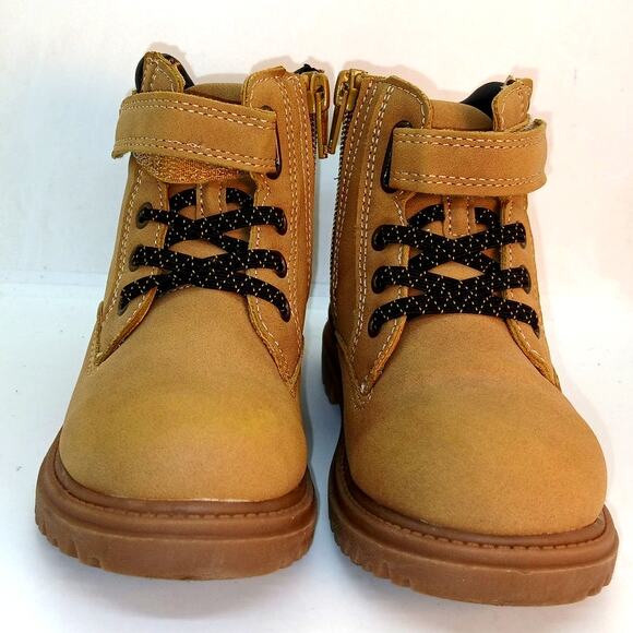 Wonder Nation Toddler Boys Hiking Boots - Size 9T - Natural - Picture 2 of 6